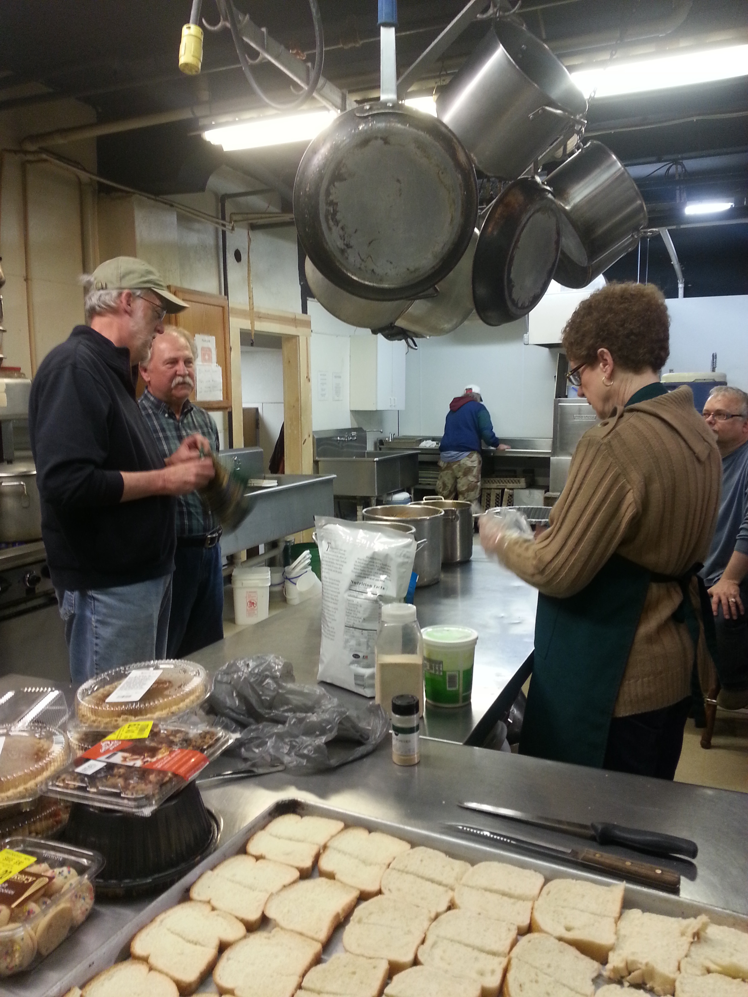 Dinner at United Caring Shelter